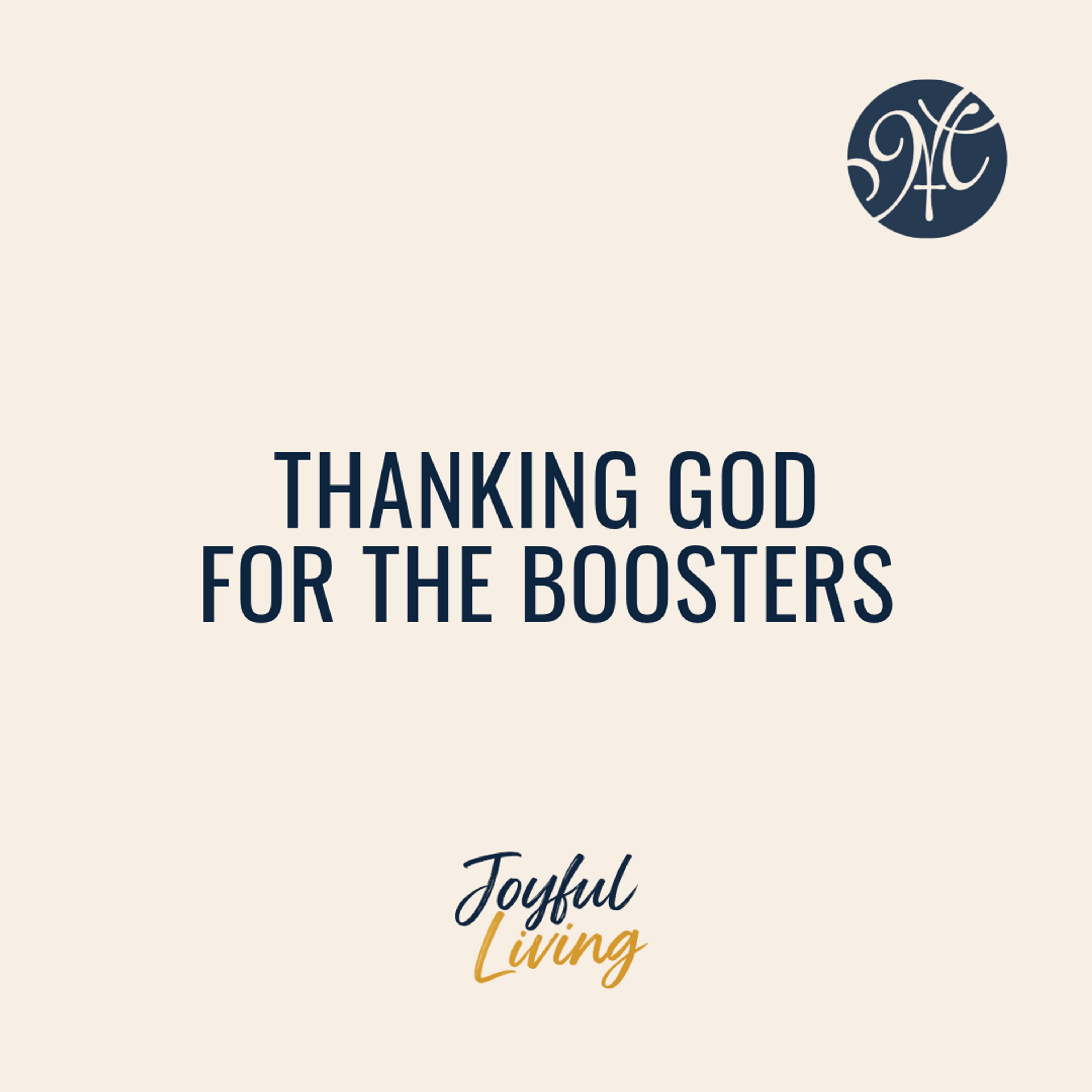 Thanking God for the Boosters episode artwork