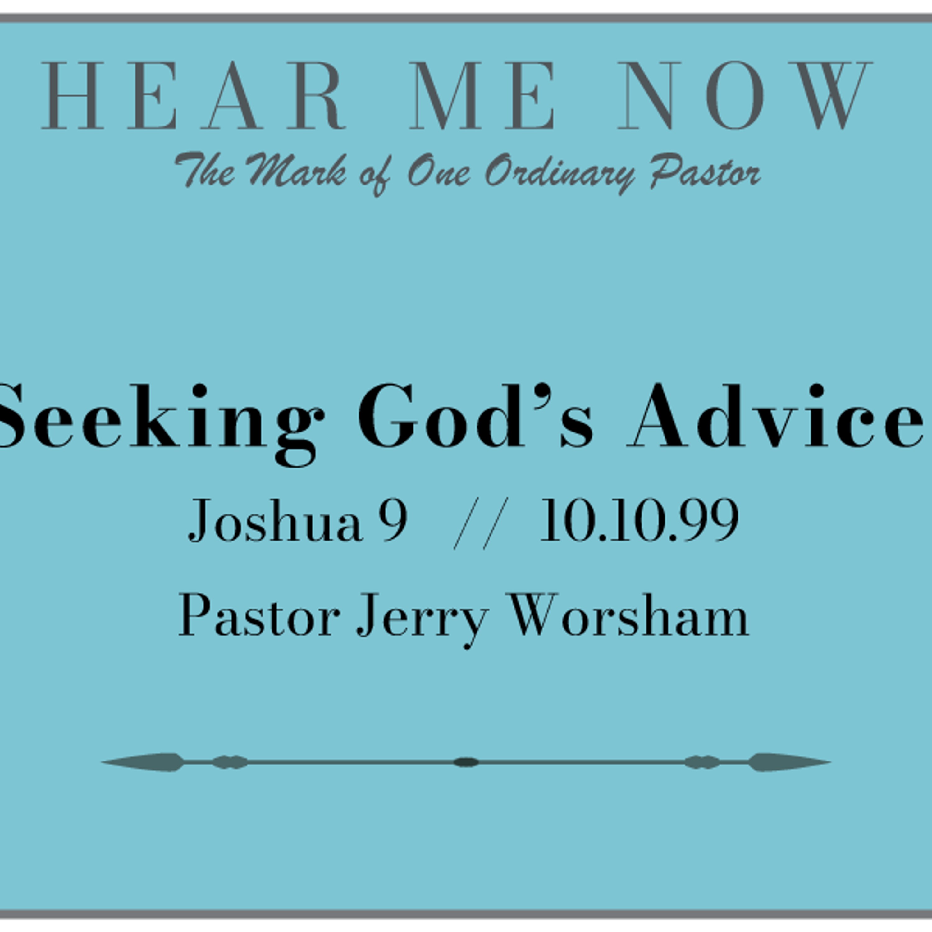 7. Seeking God’s Advice episode artwork