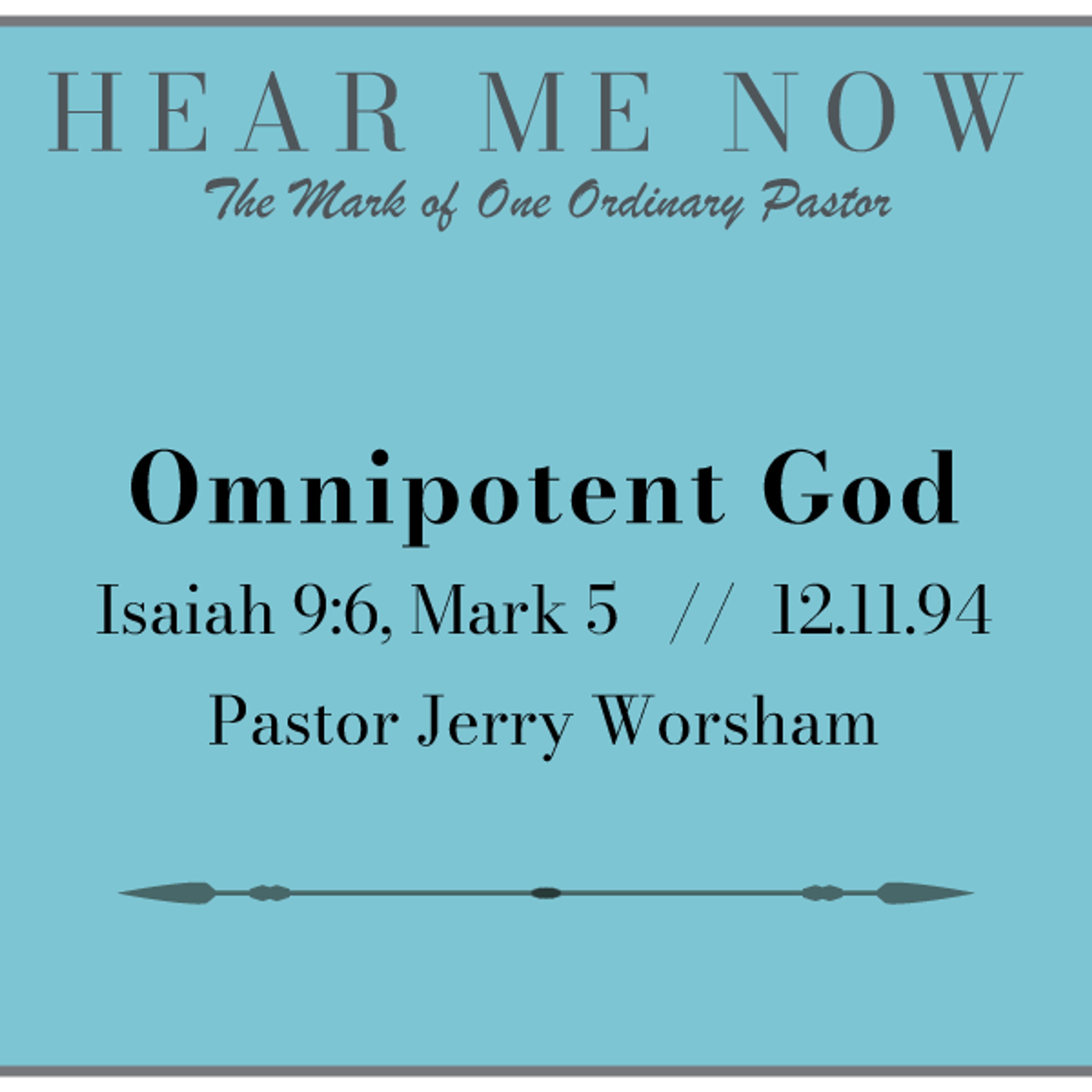 4. Omnipotent God episode artwork
