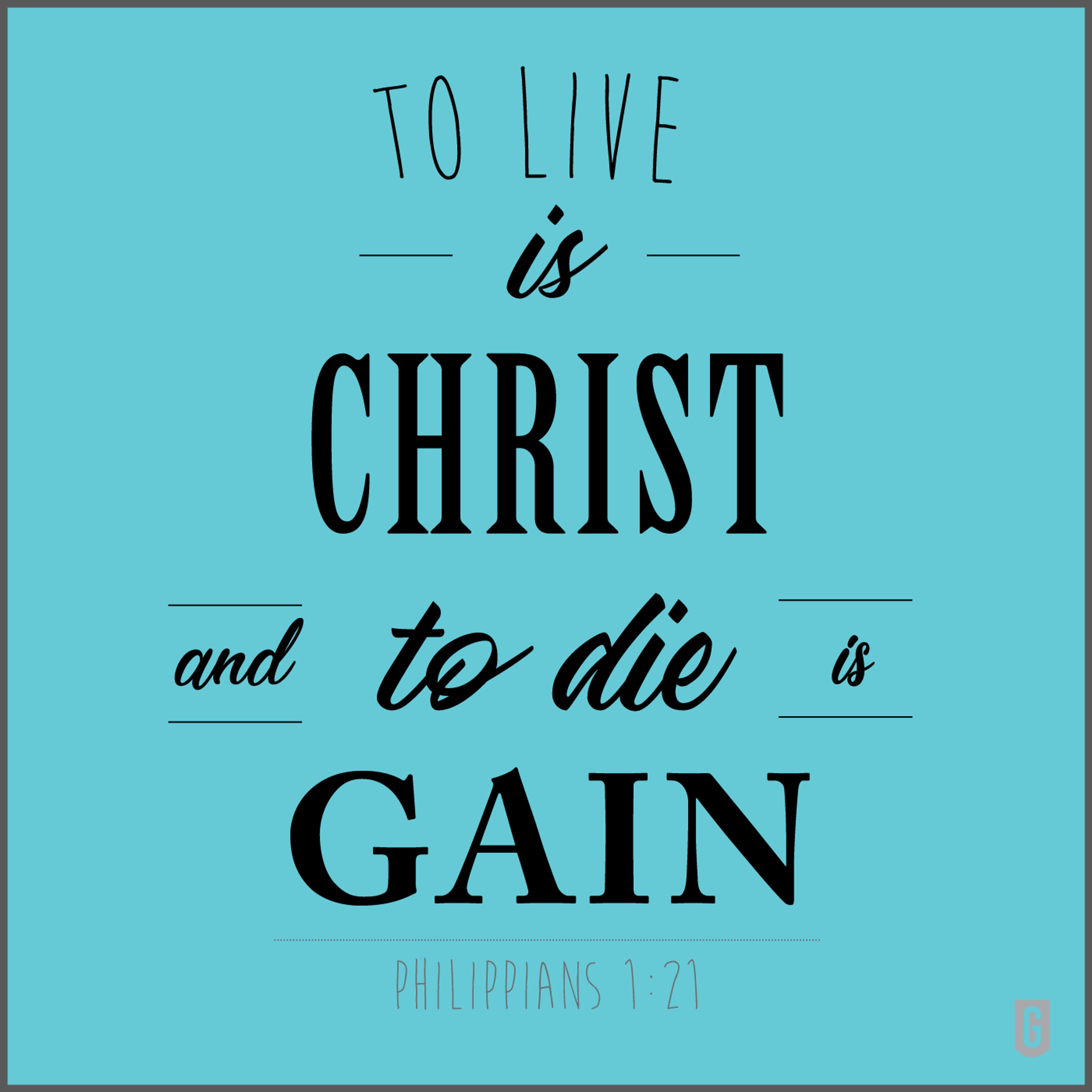 To Live is Christ, To Die is Gain - Special Service episode artwork