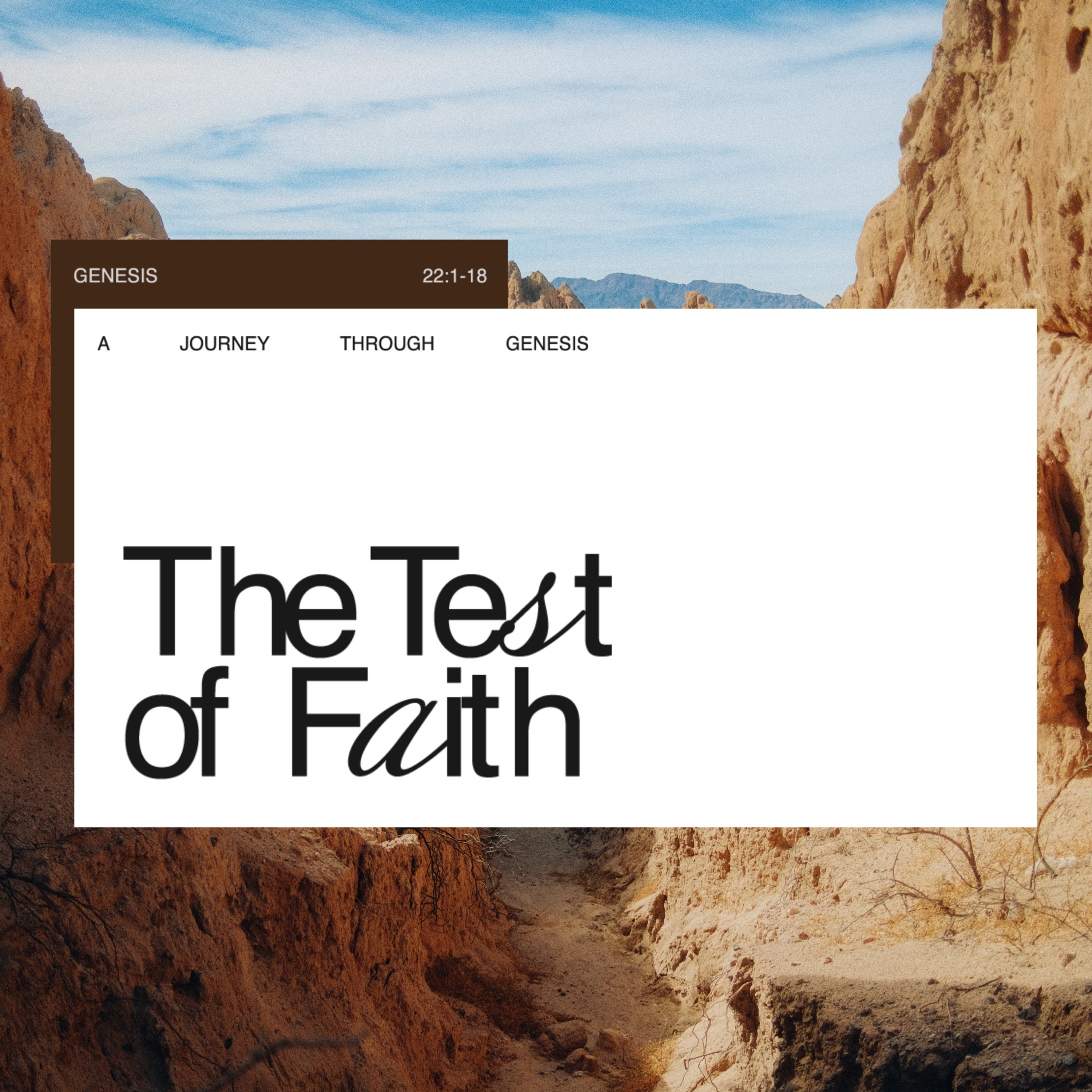 The Test of Faith // The Promise // Dr. Justin Jackson episode artwork