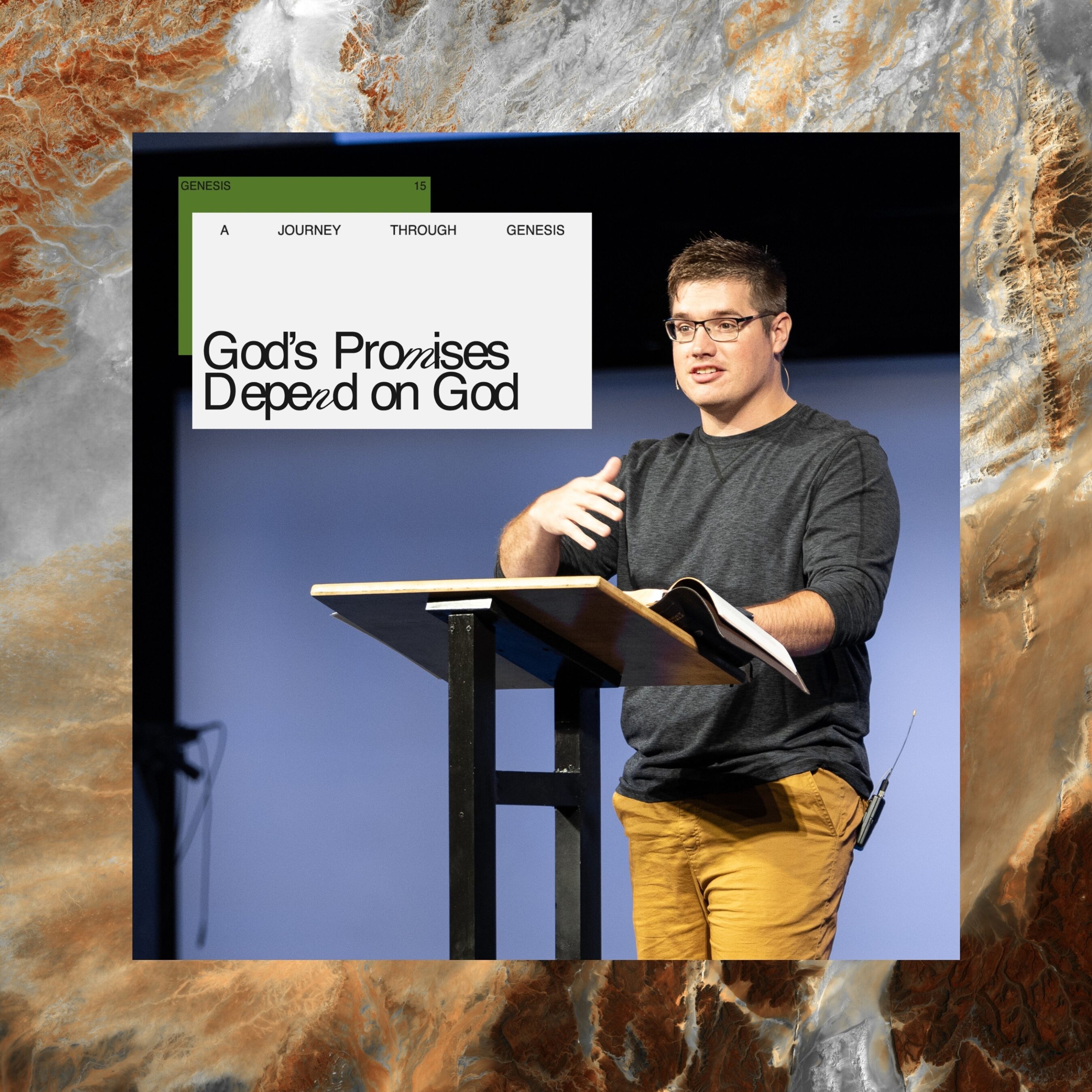 God's Promises Depend on God // The Promise // Dr. Justin Jackson episode artwork
