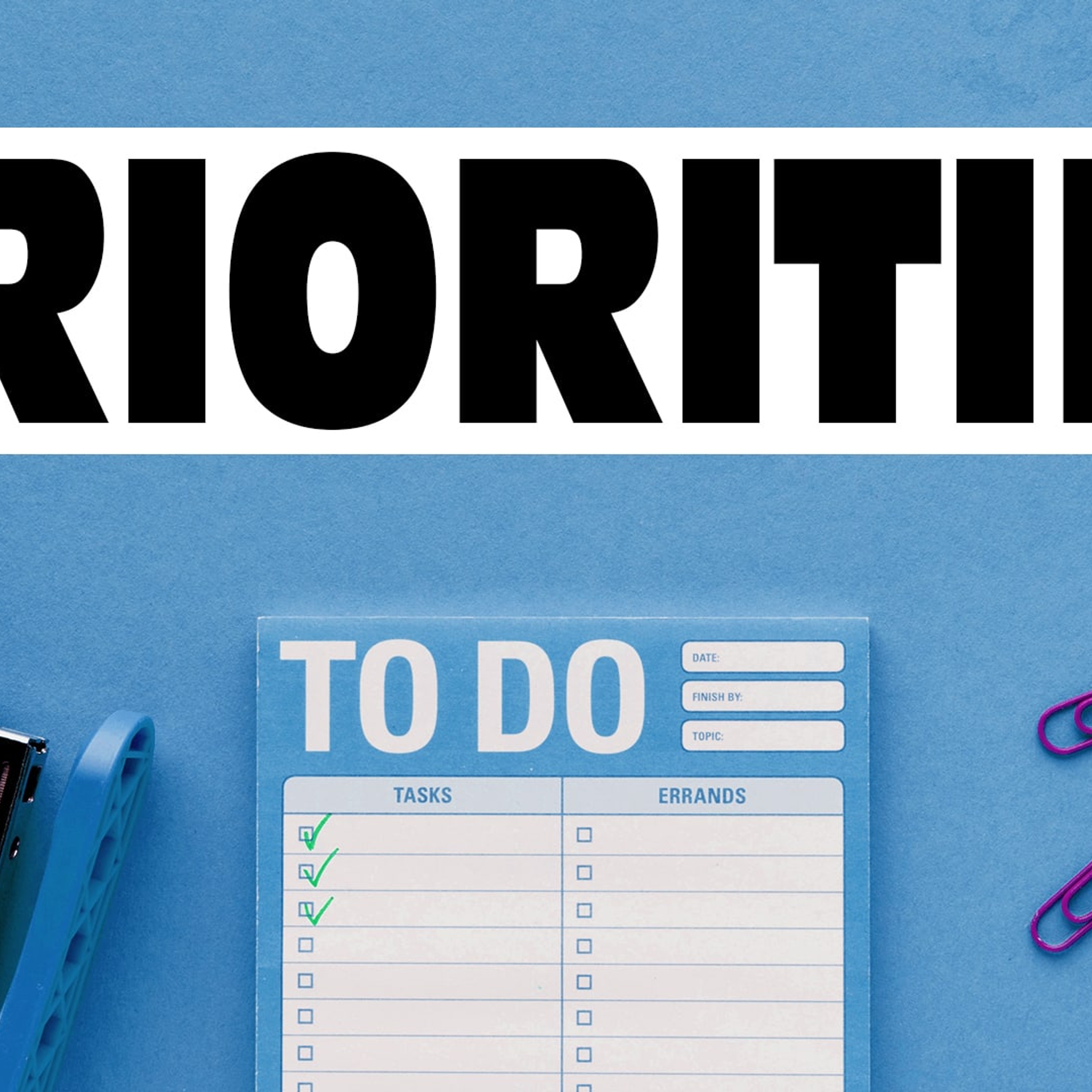 Priorities, Pt. 7 episode artwork