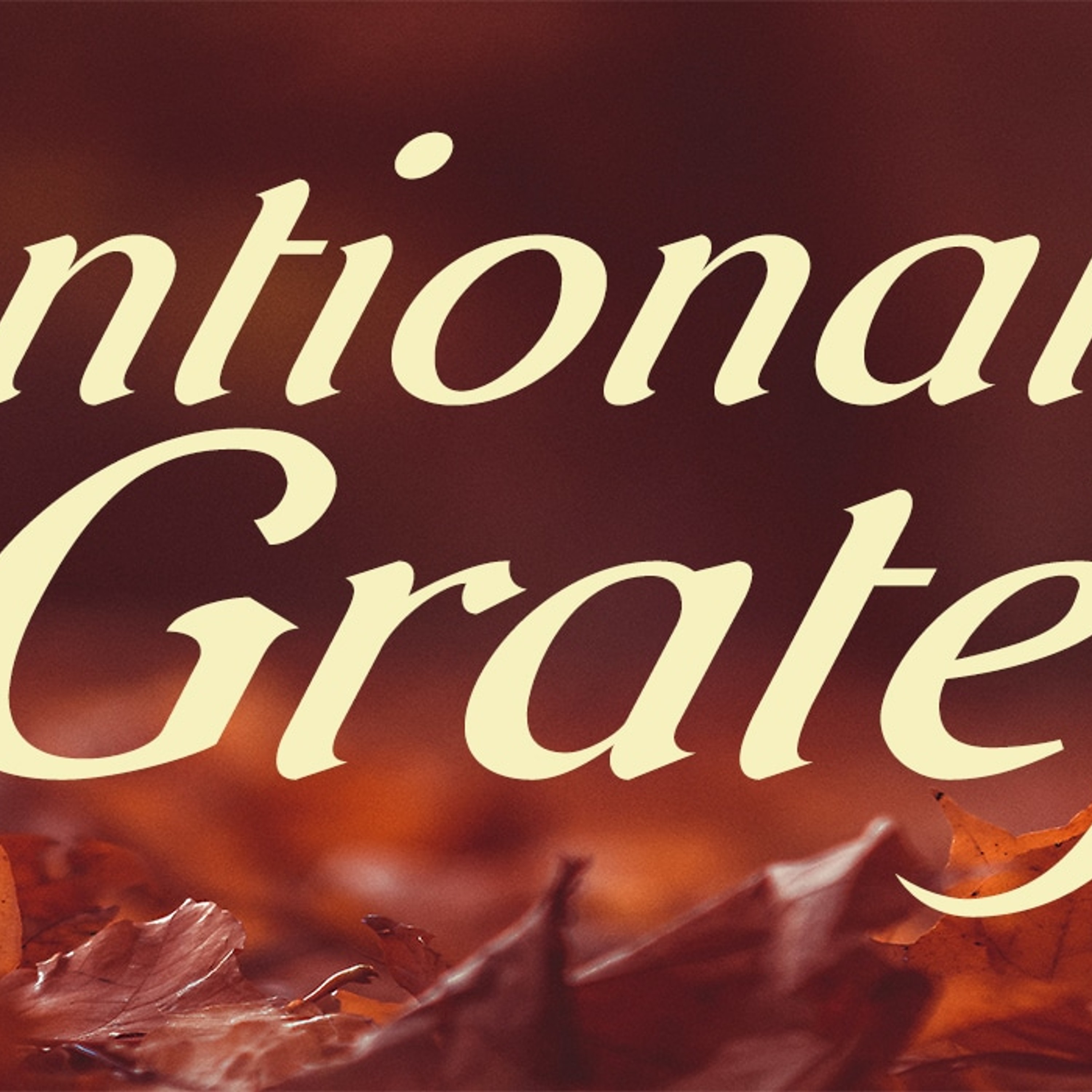 Intentionally Grateful episode artwork