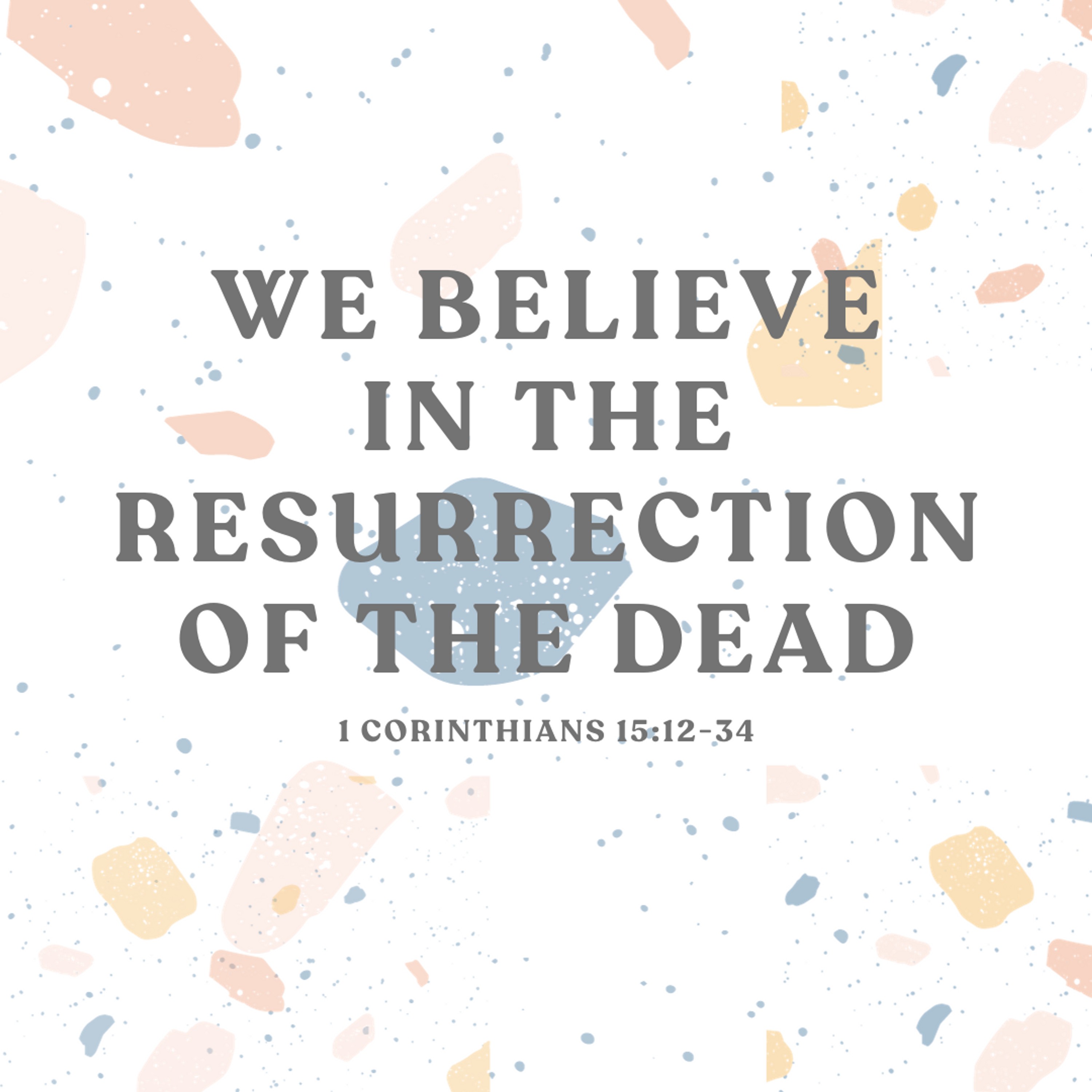 We Believe in the Resurrection of the Dead - Deric Bartlett episode artwork