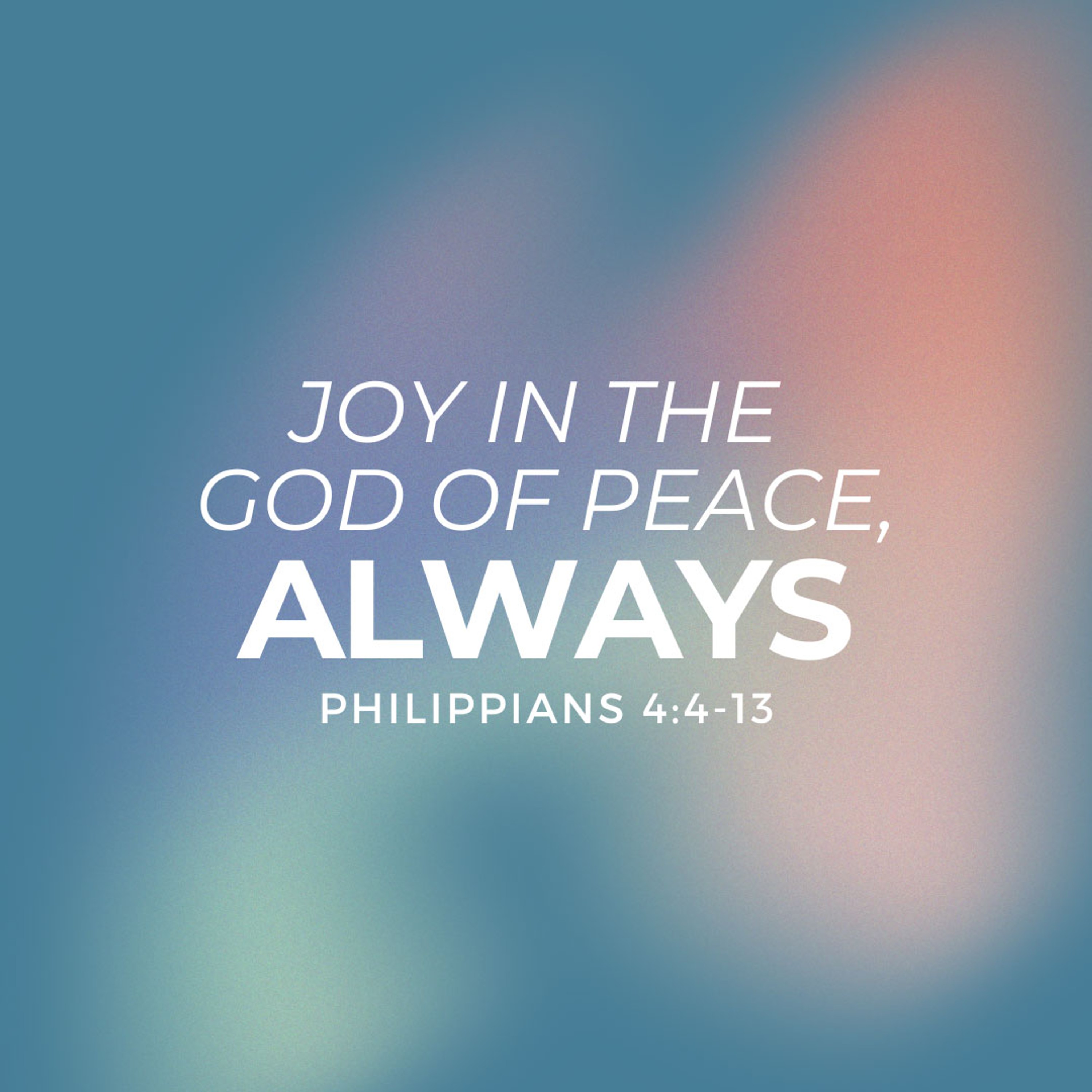 Joy in the God of Peace, Always - Bryan Lee episode artwork