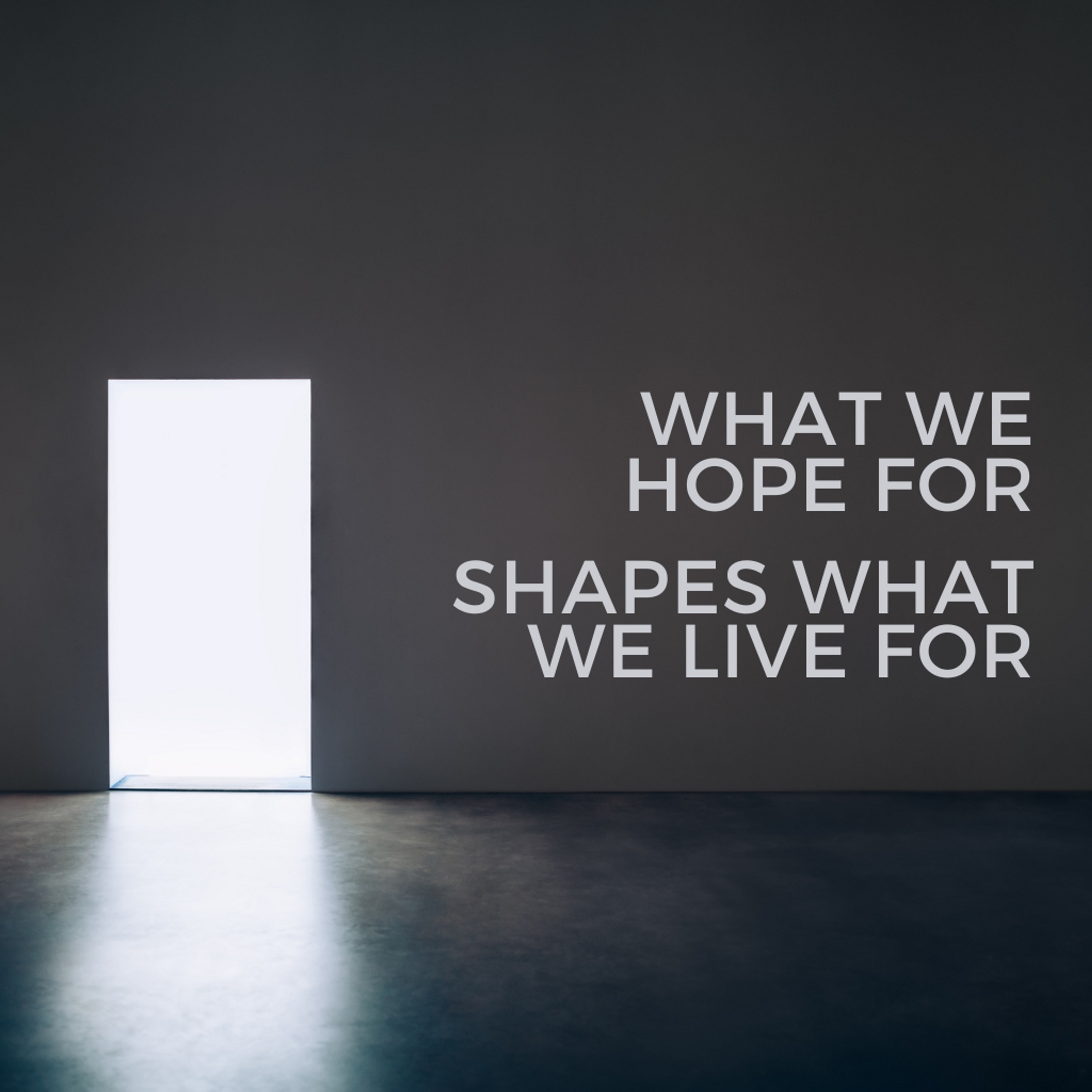 What We Hope For Shape What We Live For episode artwork