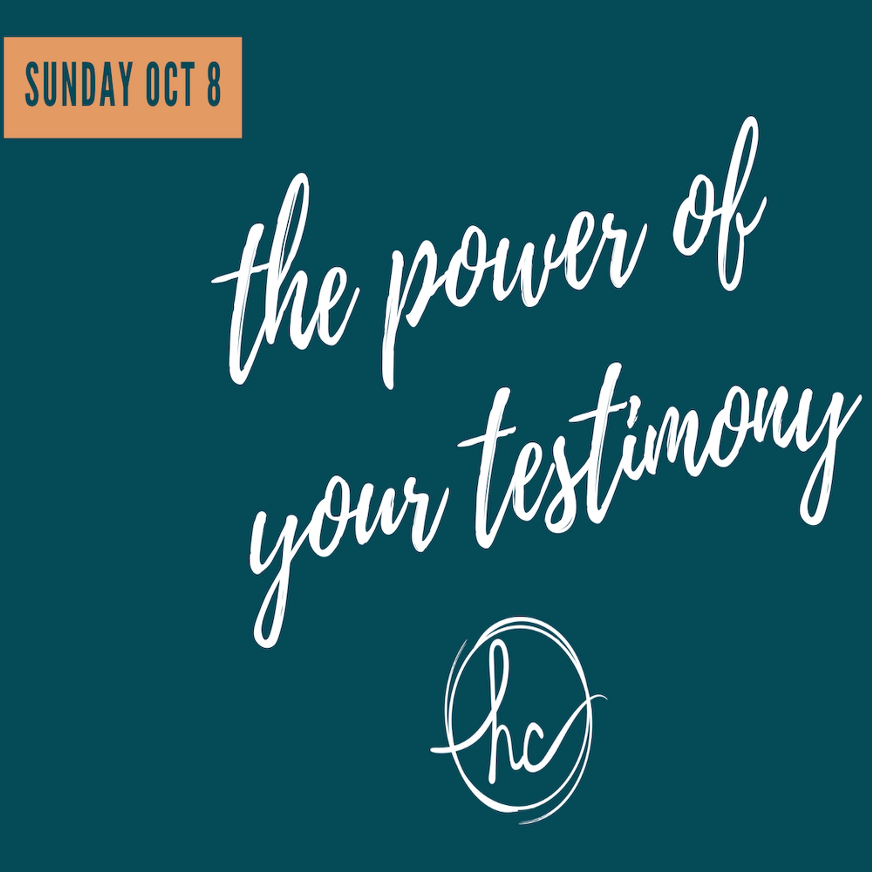 The Power of Your Testimony episode artwork