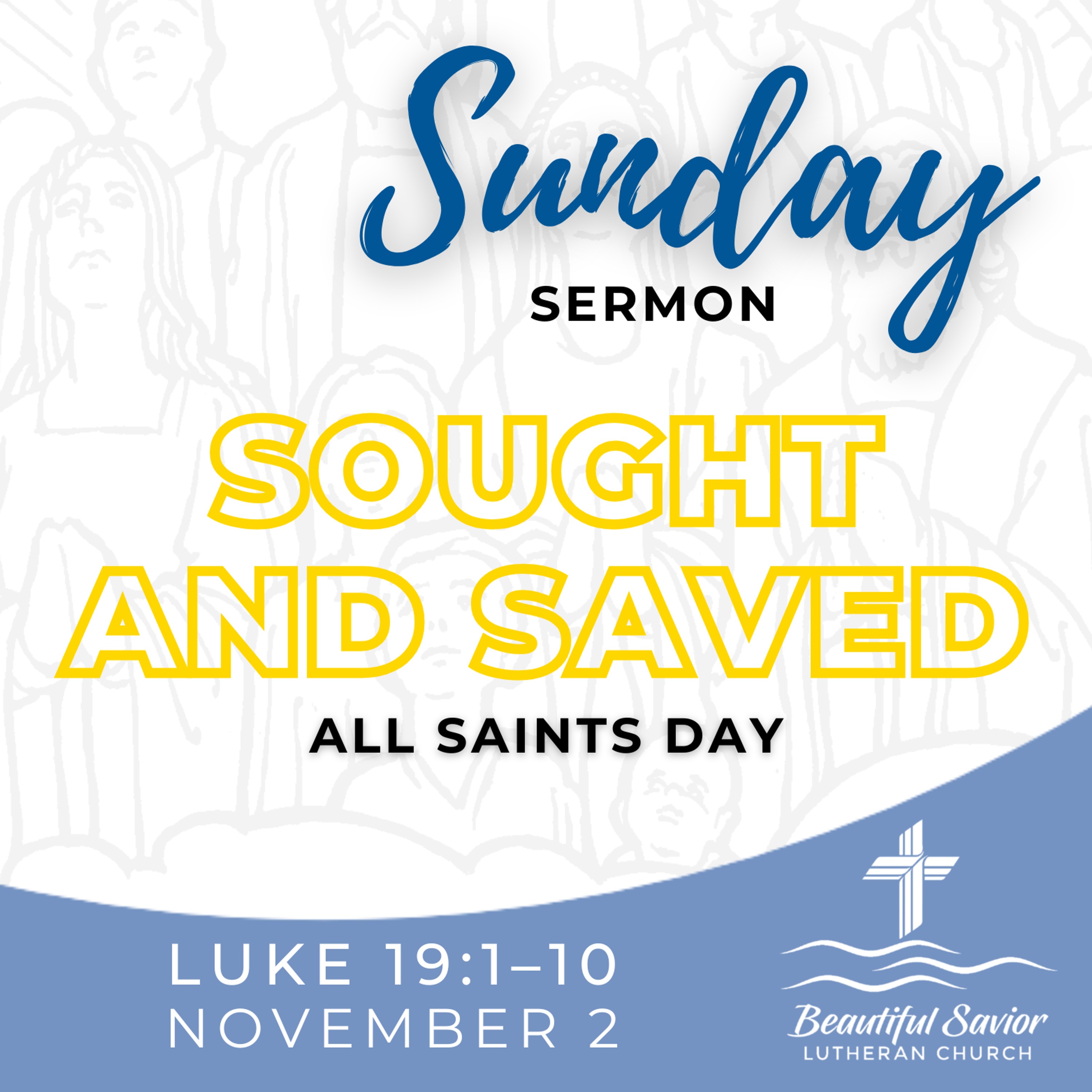 Sought and Saved (All Saints' Day) episode artwork