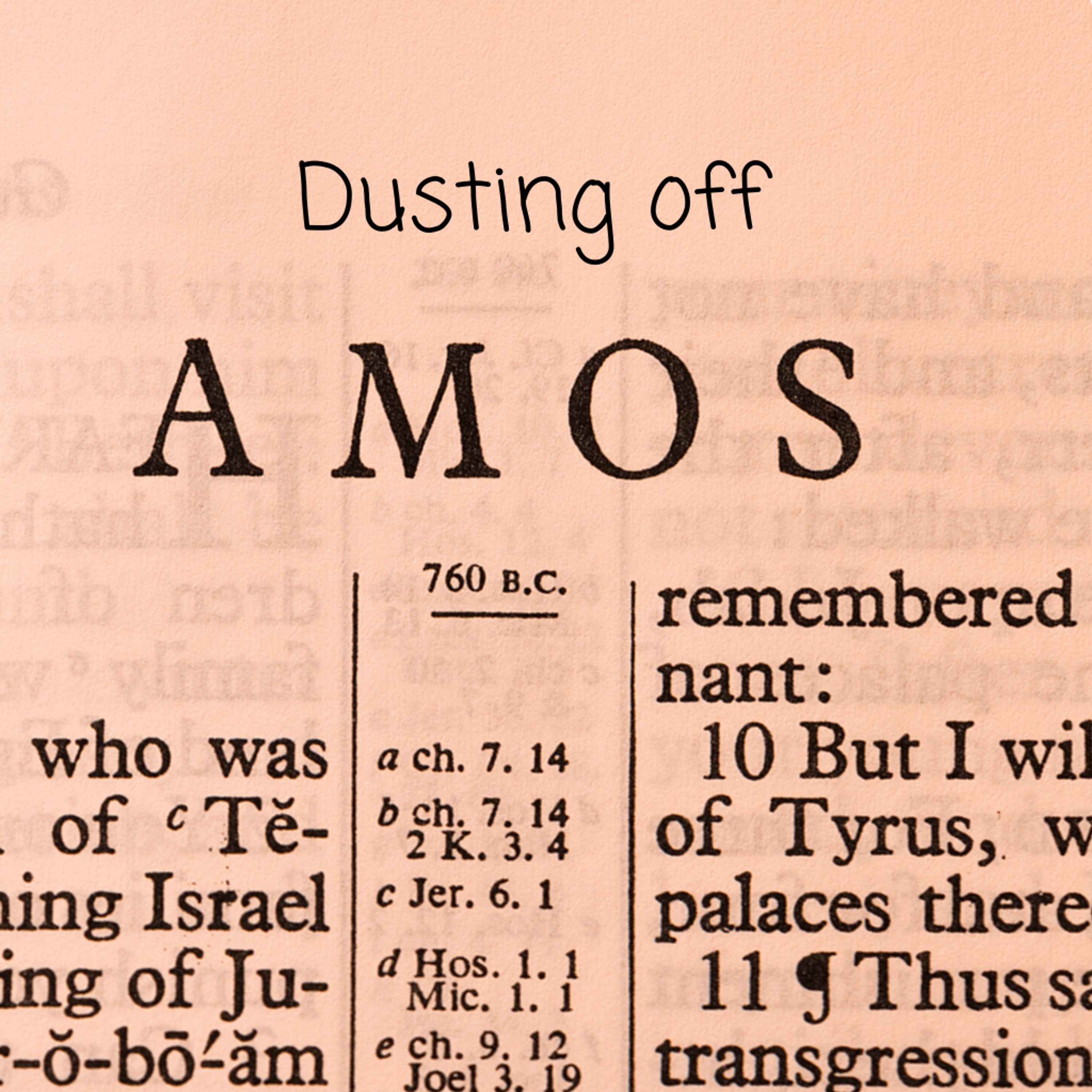 Dusting off Amos E1 | Beyond Idolatry episode artwork