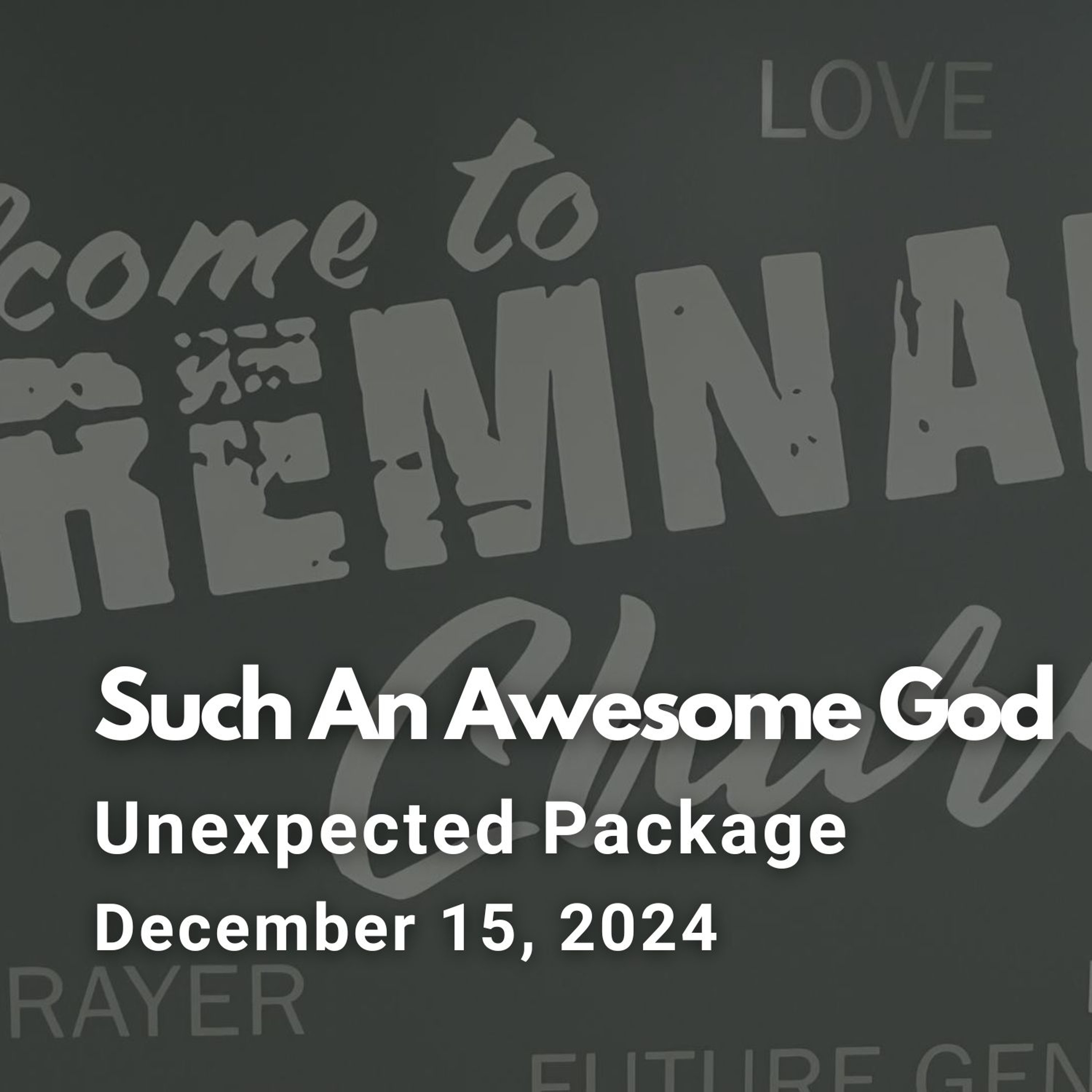 Such An Awesome God: Unexpected Package episode artwork