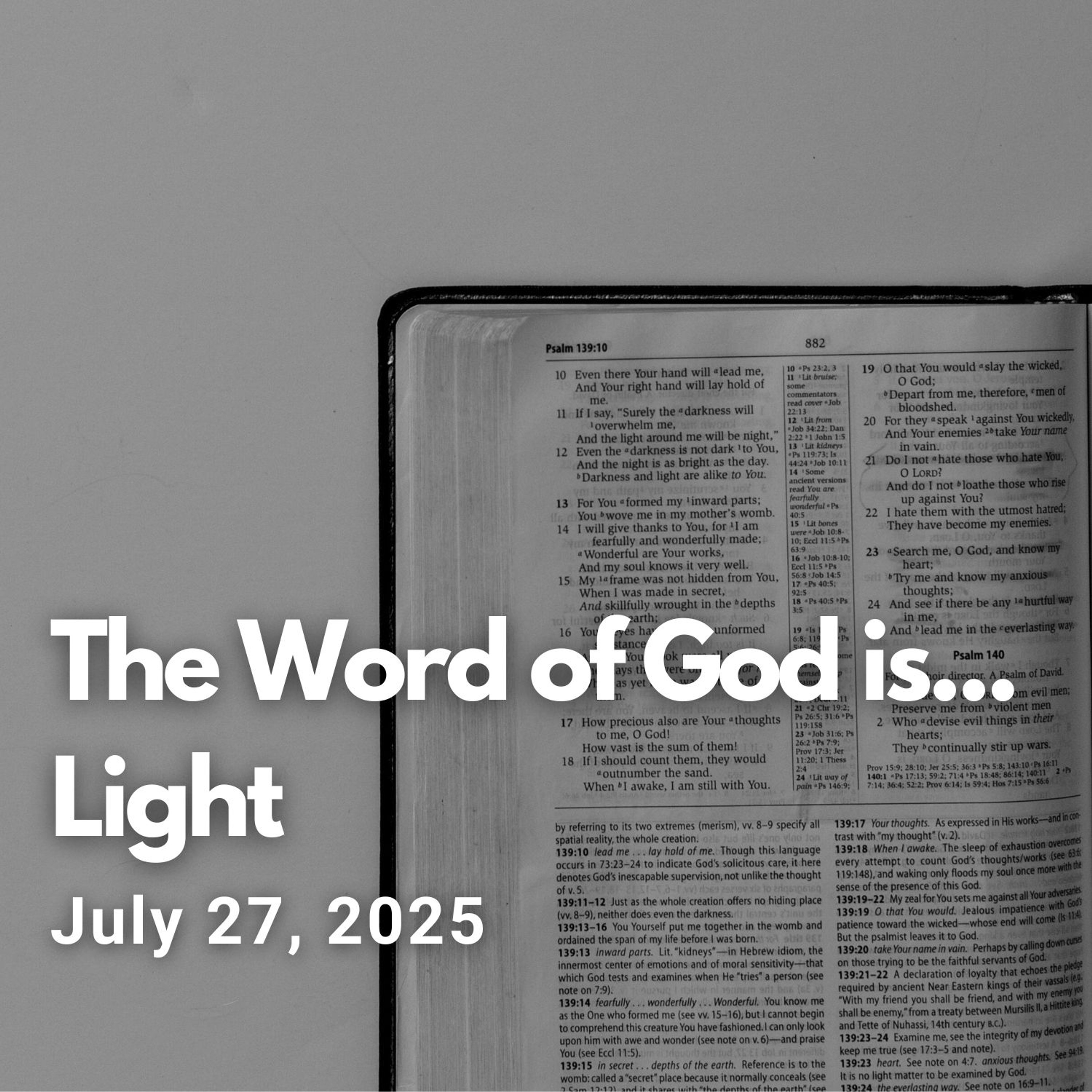 The Word of God Is...Light (Part 6) episode artwork