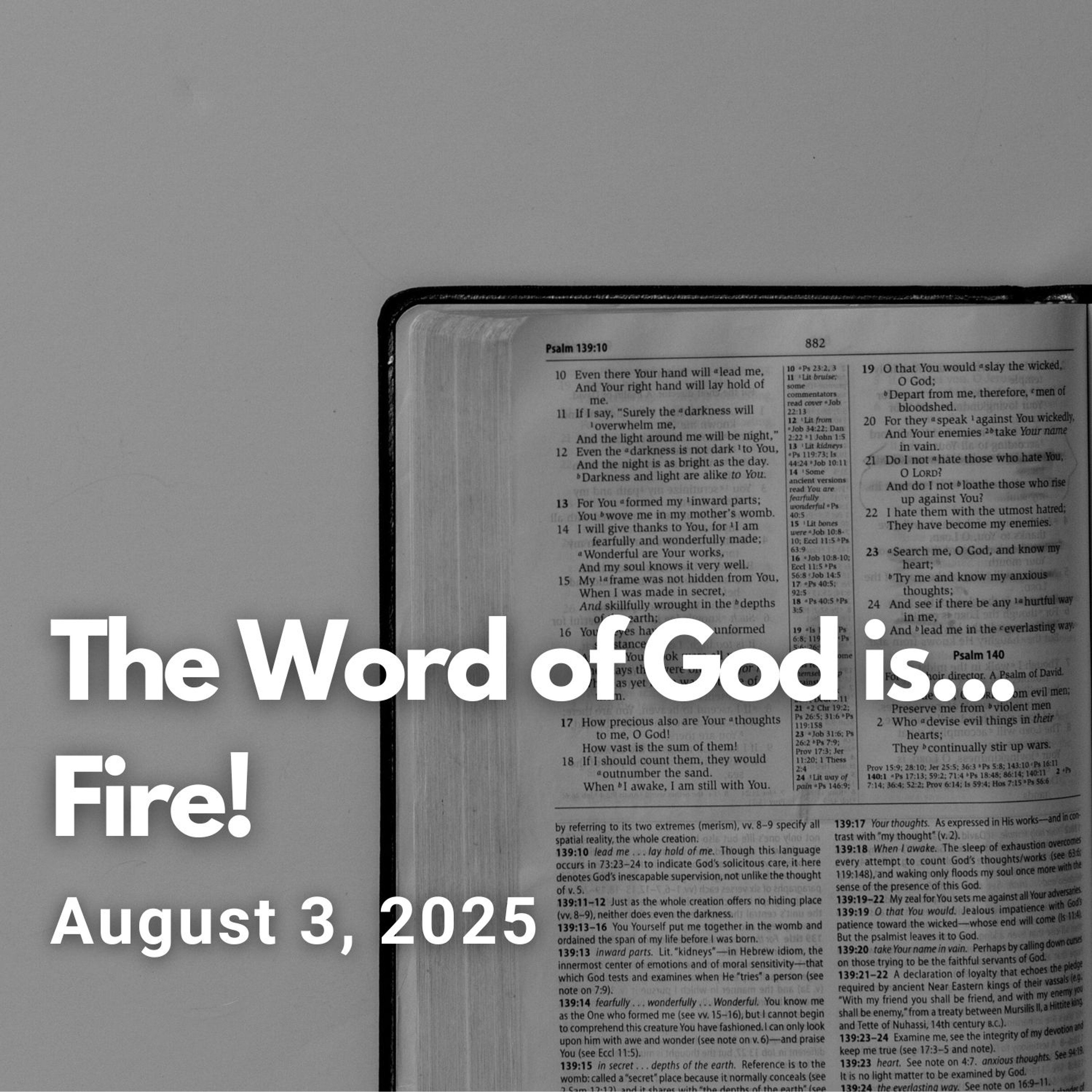The Word of God is...Fire! (Part 7) episode artwork