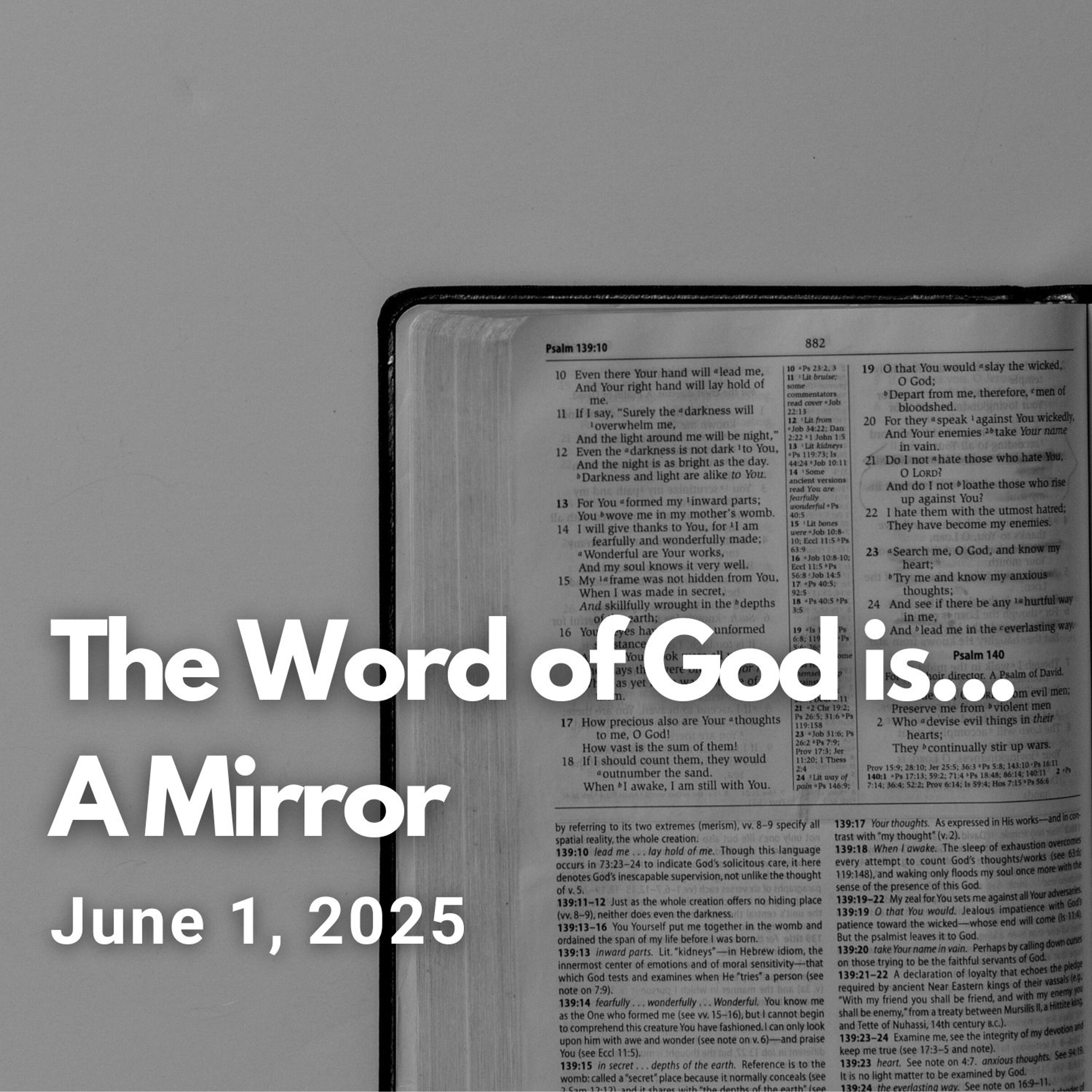 The Word Of God Is…A Mirror (Part 1) episode artwork