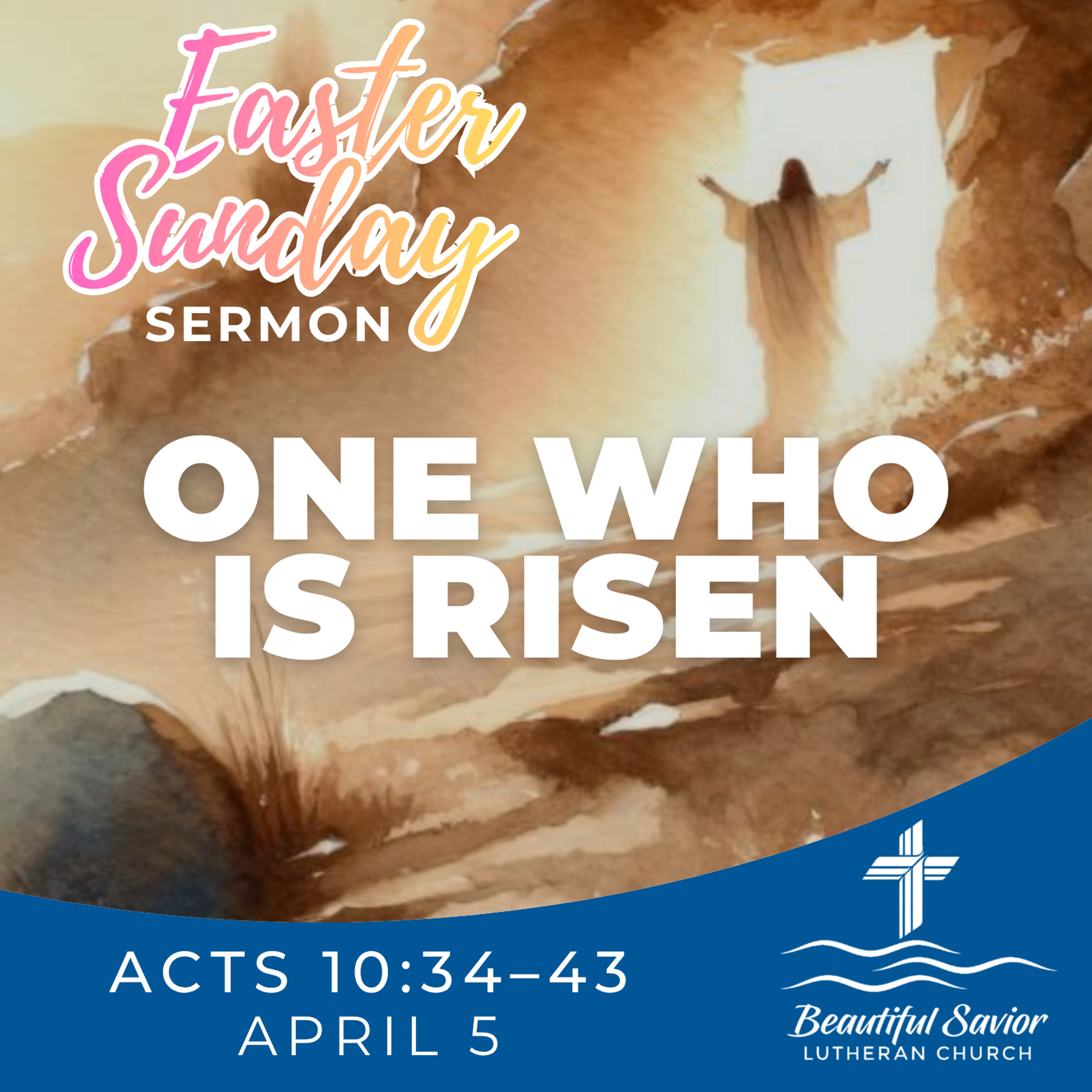 One Who Is Risen (Easter Sunday) episode artwork